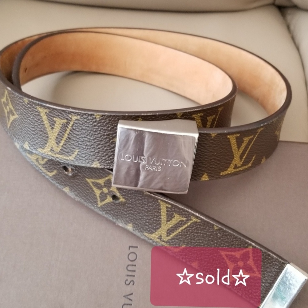 Louis Vuitton Monogram Unisex Belt
